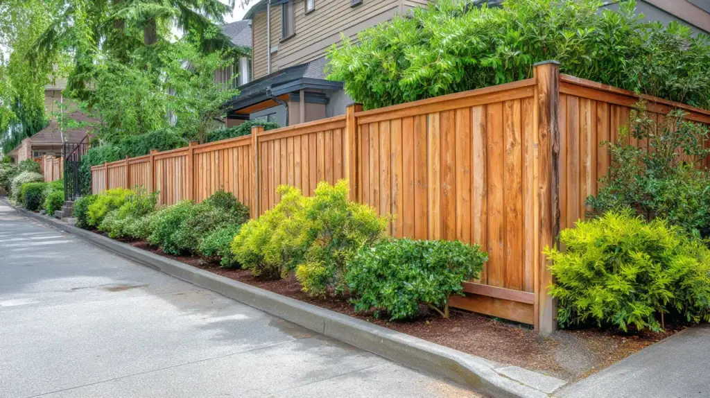 Vinyl or Wood Fence